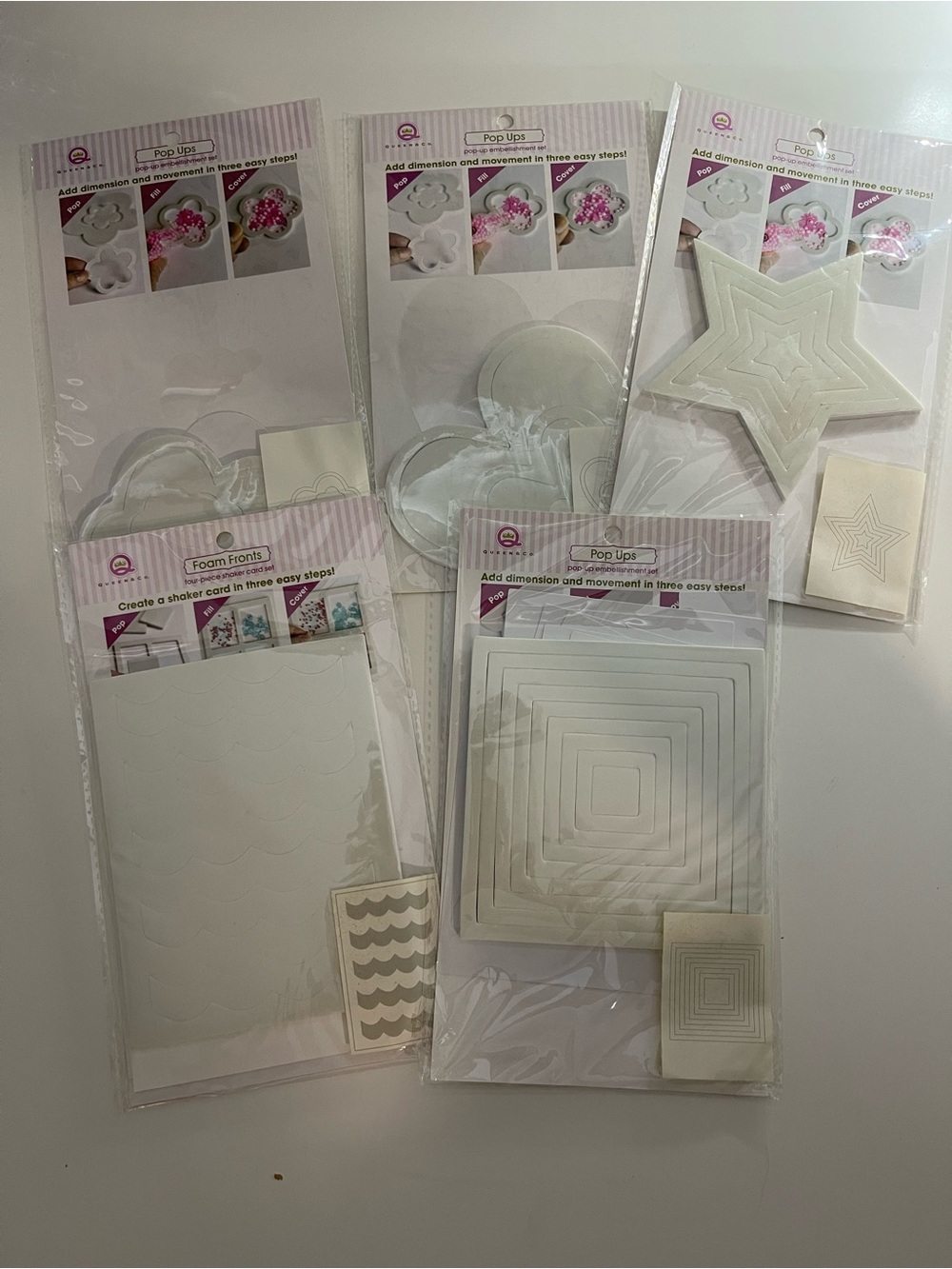 Queen & Co Pop Ups Set of 5